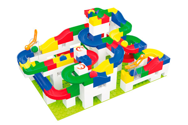 Breid de knikkerbaan uit