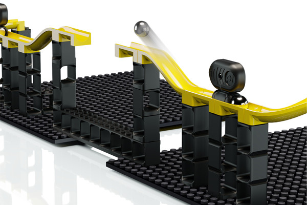 Schiet de knikkers af.