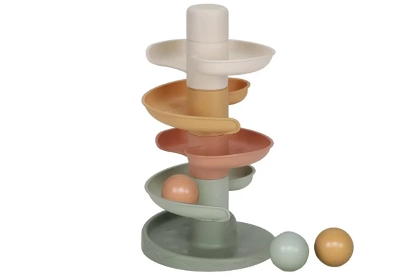 Vijf onderdelen en drie balletjes