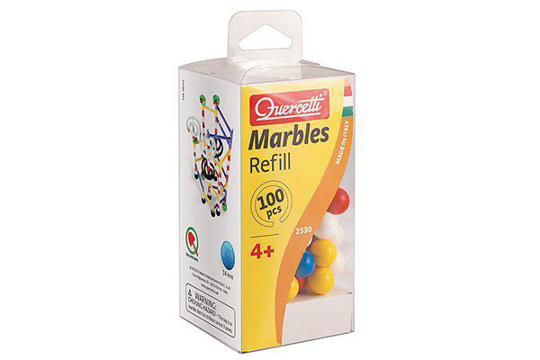 Knikkerset 100 delig van Quercetti.