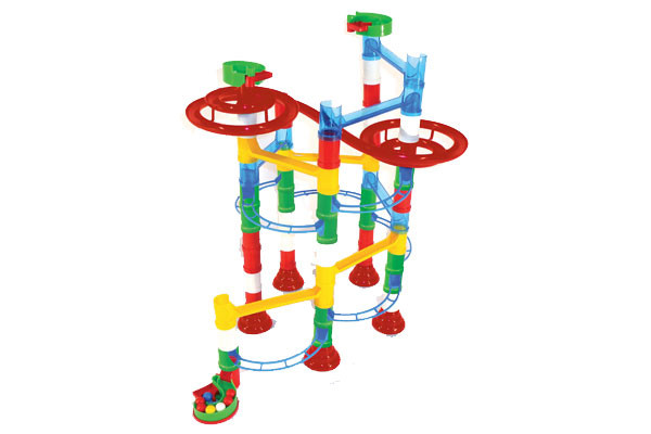 90 delige knikkerbaan van Quercetti.