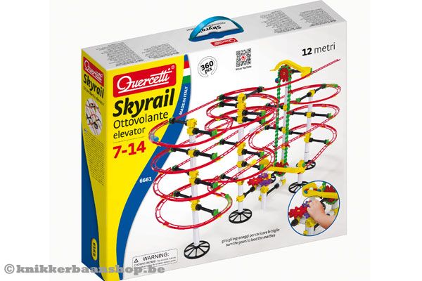 Quercetti knikkerbaan in luxe verpakking.