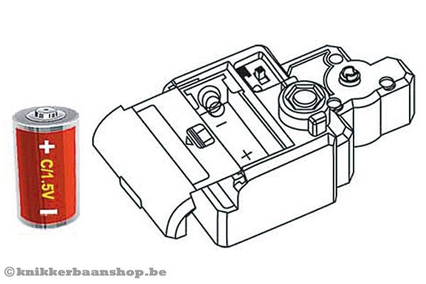 De lift is batterij gedreven