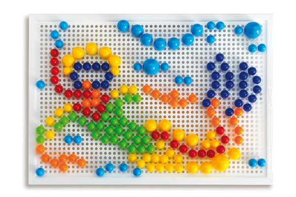 Maak een horizontaal kunstwerk