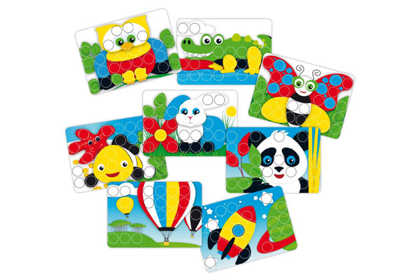 Met 8 kaarten met plaatjes